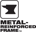 metal reinforced frame